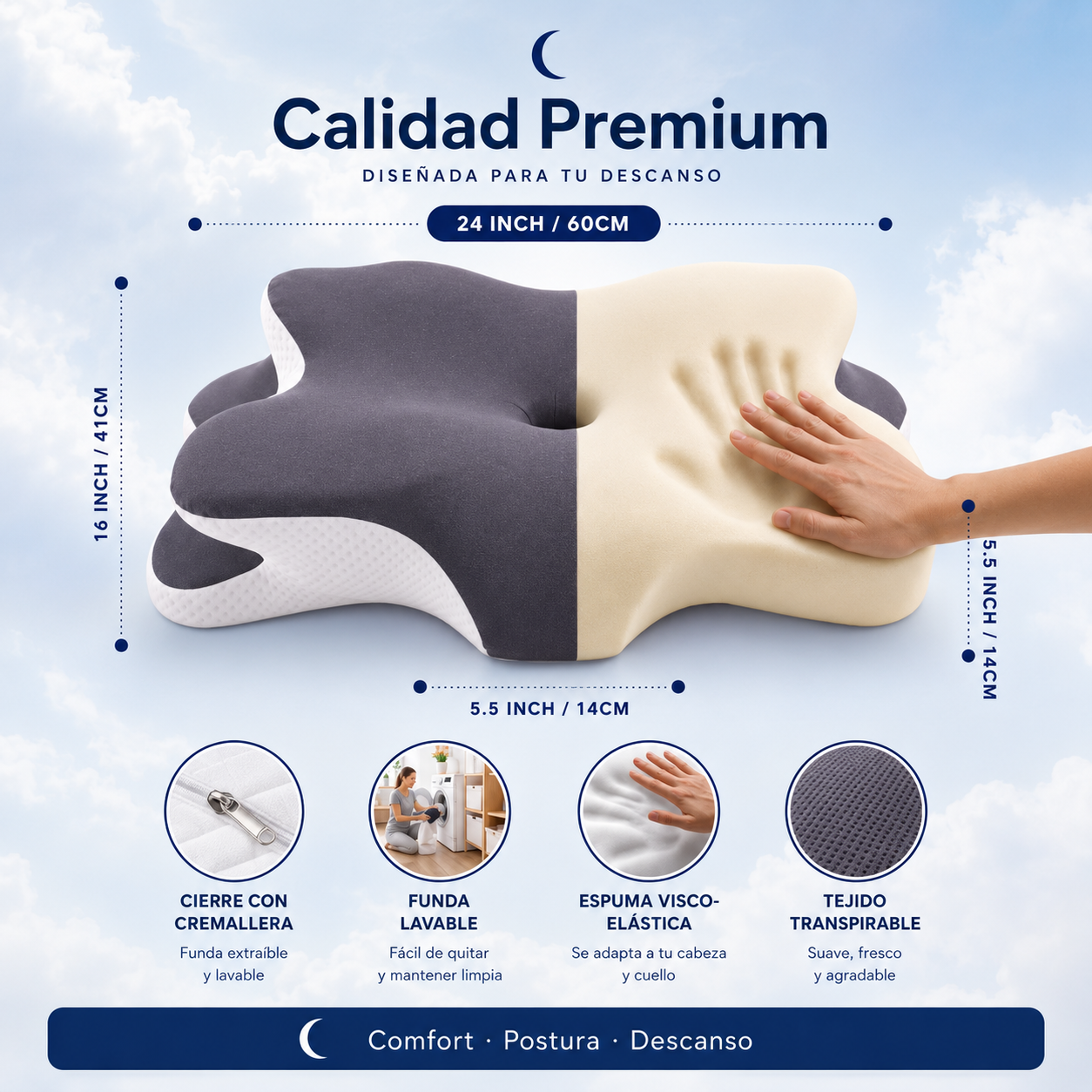 Almohada Ergonómica